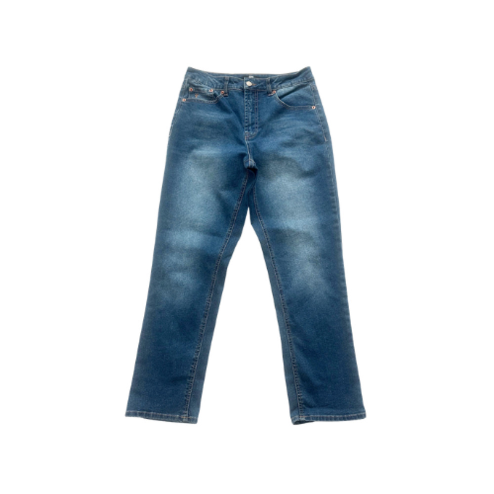 Frye Women's 4/27 High Rise Straight Leg Stretch Jeans Blue Denim